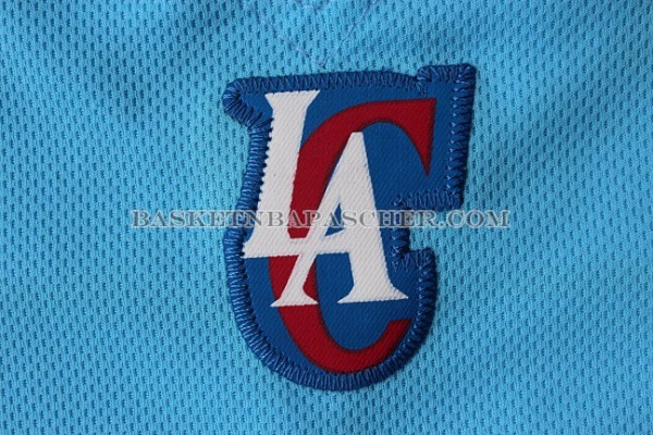 Maillot Manche Courte Los Angeles Clippers Paul Bleu